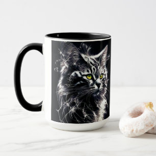 Neon Whiskers Mugg