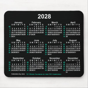 Neon White 52 veckor ISO Calendar av Janz Musmatta