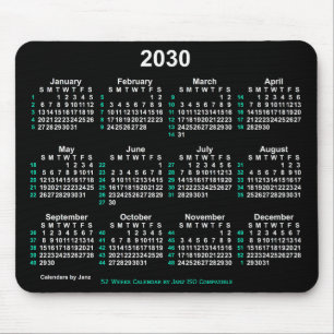 Neon White 52 veckor ISO Calendar av Janz Musmatta