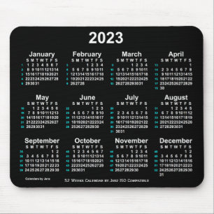 Neon White 52 veckor ISO Calendar av Janz Musmatta