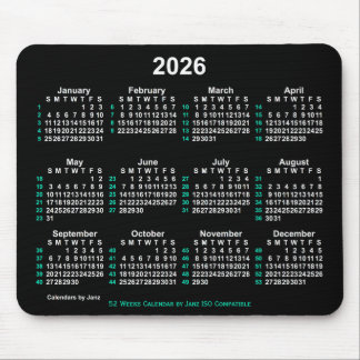 Neon White 52 veckor ISO Calendar av Janz Musmatta