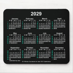 Neon White 52 veckor ISO Calendar av Janz Musmatta