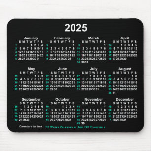 Neon White 52 veckor ISO Calendar av Janz Musmatta