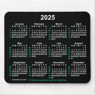 Neon White 52 veckor ISO Calendar av Janz Musmatta