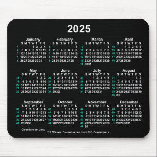 Neon White 52 veckor ISO Calendar av Janz Musmatta