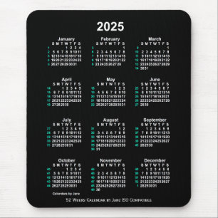 Neon White 52 veckor ISO Calendar av Janz Musmatta