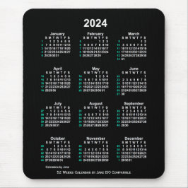 Neon White 52 veckor ISO Calendar av Janz Musmatta