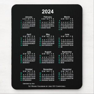 Neon White 52 veckor ISO Calendar av Janz Musmatta