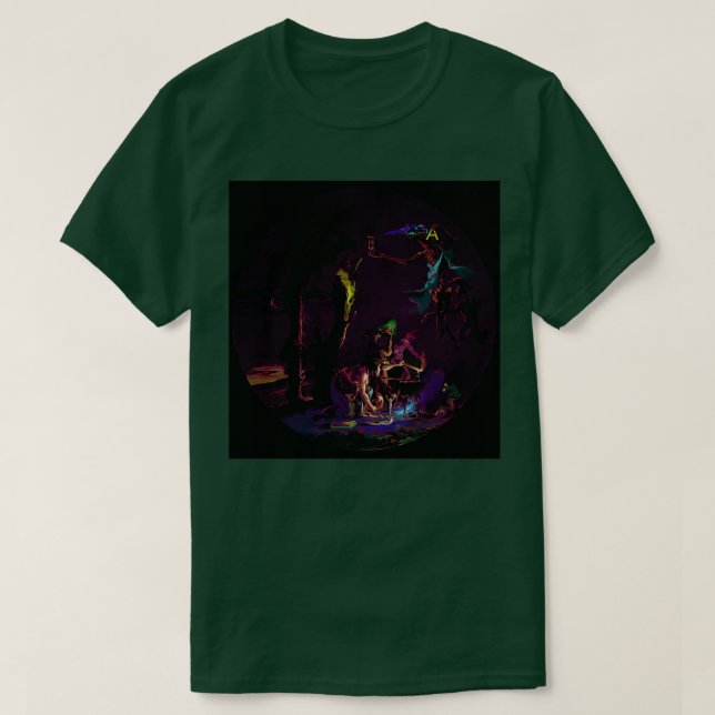 Neon Witch T Shirt (Design framsida)
