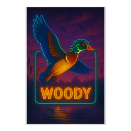 Neon Wood Anka Poster Perfect Poster