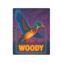 Neon Wood Duck Sign
