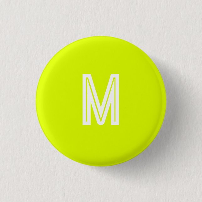 neon yellow - add monogram   knapp (Framsida)