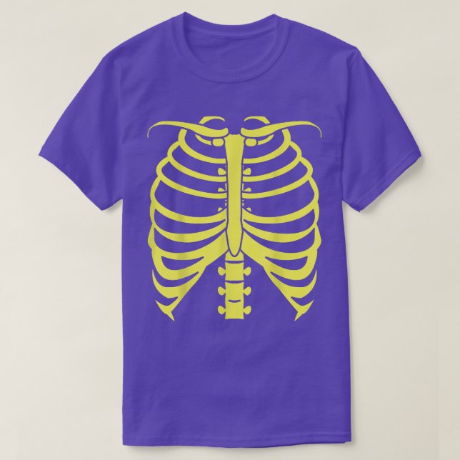 Neon Yellow Skeleton Tee  (Design framsida)