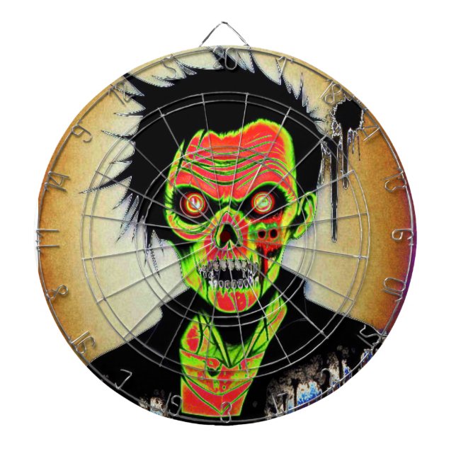 Neon zombie darttavla (Framsidan)