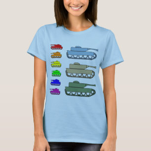 Neonarmétanker - popkonst tee