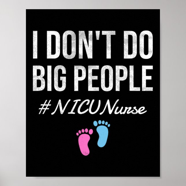 Neonatal intensivvårdsavdelning Nicu Nurse Poster (Framsidan)
