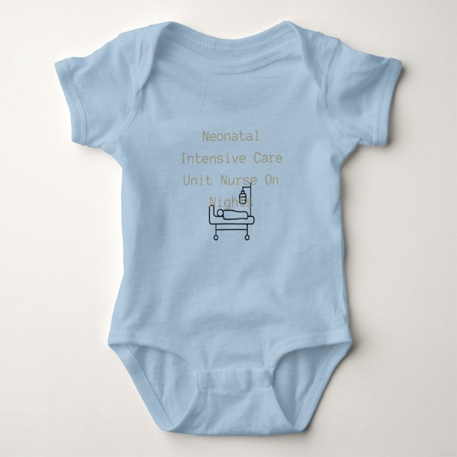 Neonatal intensivvårdssjuksköterska på natten - Ne T Shirt (Framsida)