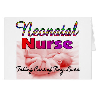 Neonatal-/NICUsjuksköterskagåvor Hälsningskort