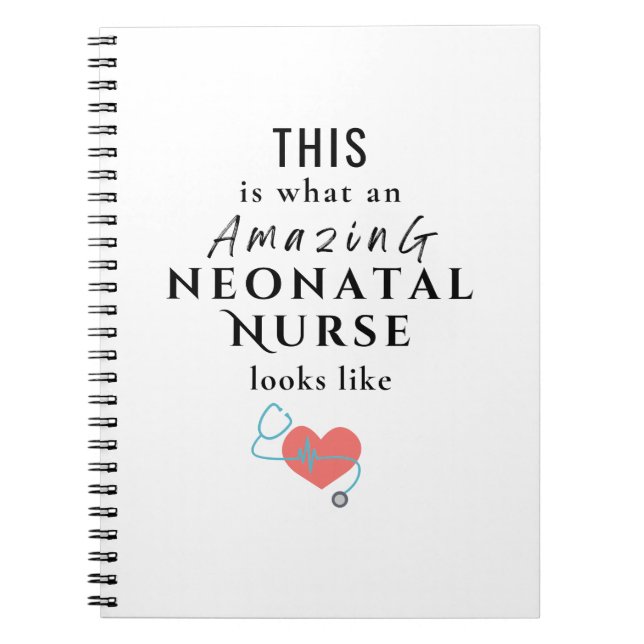 Neonatal Nurse Anteckningsbok (Framsidan)