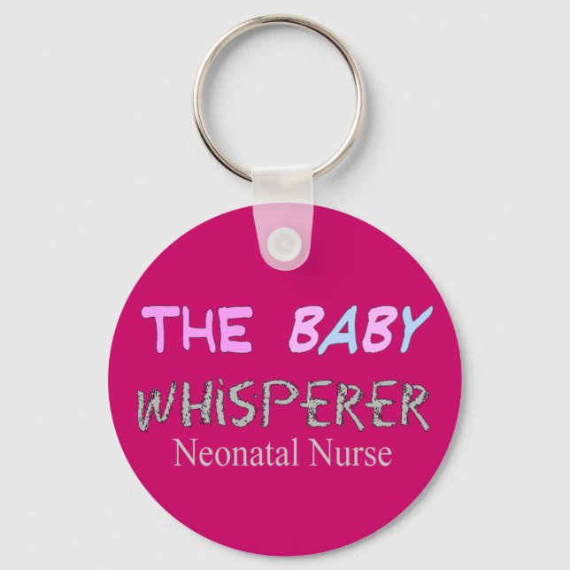 Neonatal Nurse-gåvor "Baby Whisperer" Nyckelring (Framsida)