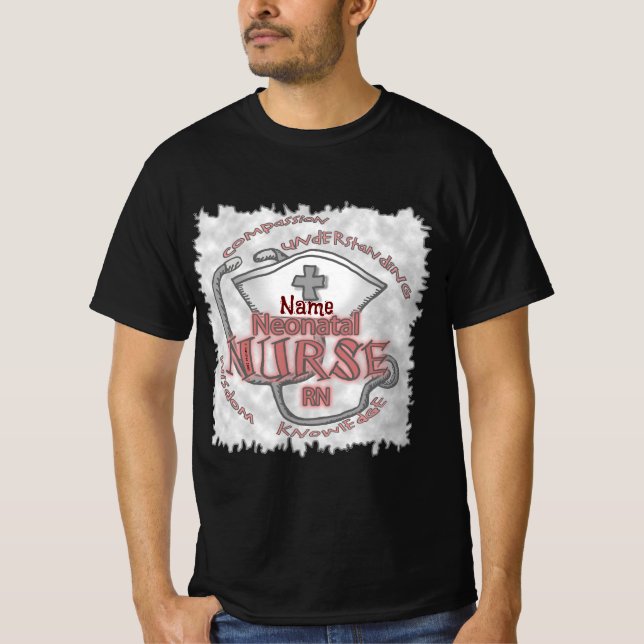 Neonatal sjuksköterska Axiom T Shirt (Framsida)
