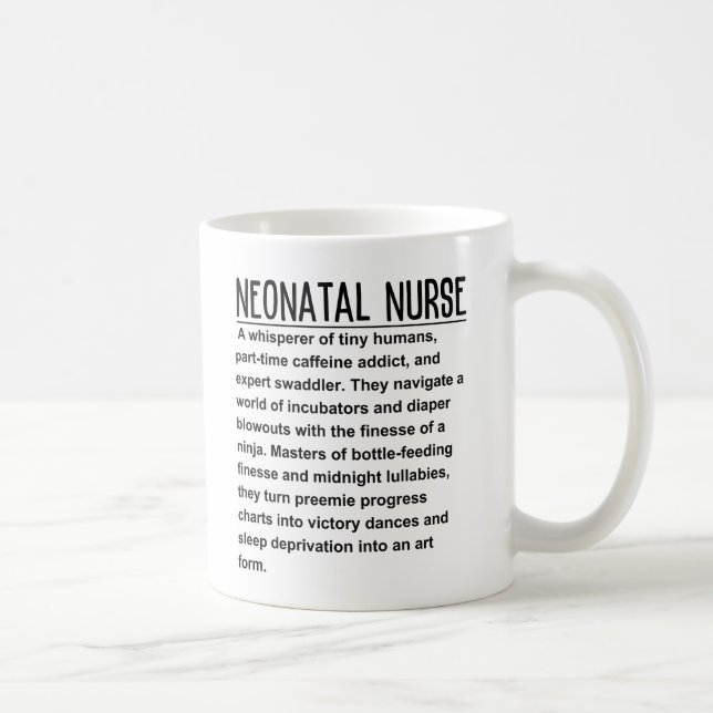 Neonatal sjuksköterska kaffemugg (Höger)