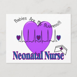 Neonatal sjuksköterskeform - unika utformningar vykort