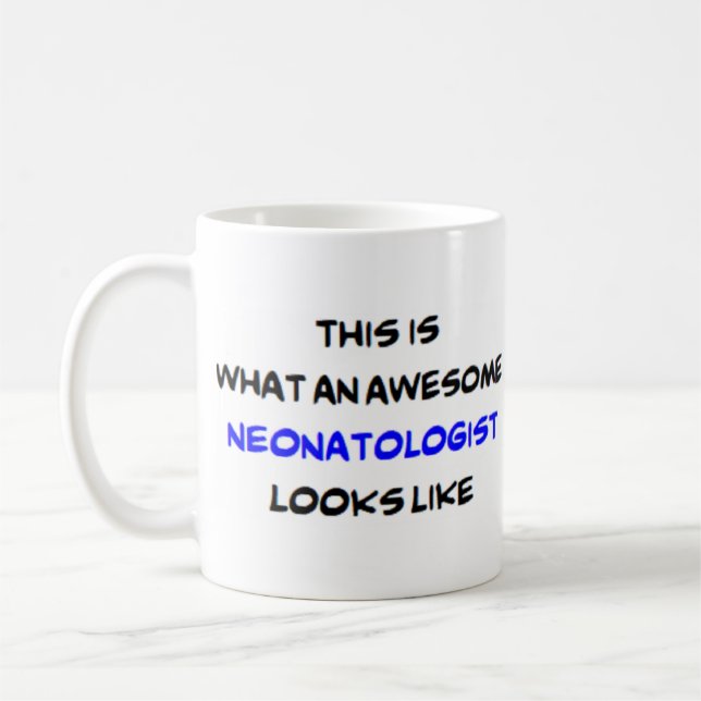 neonatolog i fantastisk kaffemugg (Vänster)