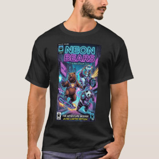 Neonbjörnar gatan. t shirt