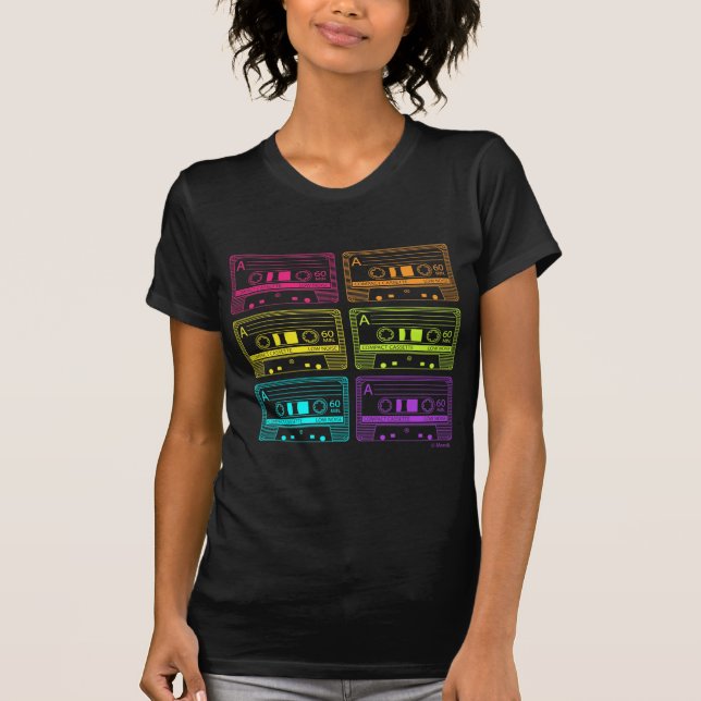 Neonblandningen tejpar t-shirt (Framsida)