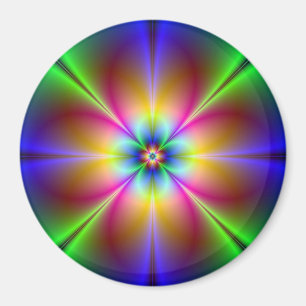 Neonblomma Magnet