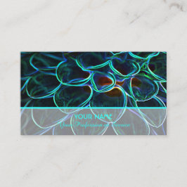 Neonblomning romantik för trädgårdsmästare och blo visitkort