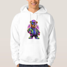 Neonböjning: Vibrant Retro Streetwear