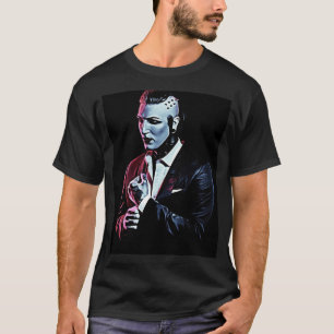 NeondemonChris den orörliga monokromma versionen T Shirt