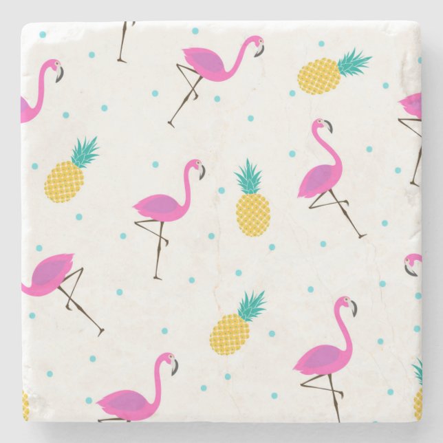 NeonFlamingos 2 2 Stenunderlägg (Framsidan)