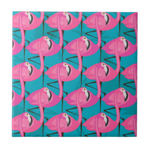 NeonFlamingos Kakelplatta