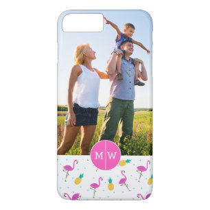 NeonFlamingos tillfogar din foto & Monogram