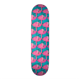 NeonFlamingos två Skateboard Bräda 21,5 Cm