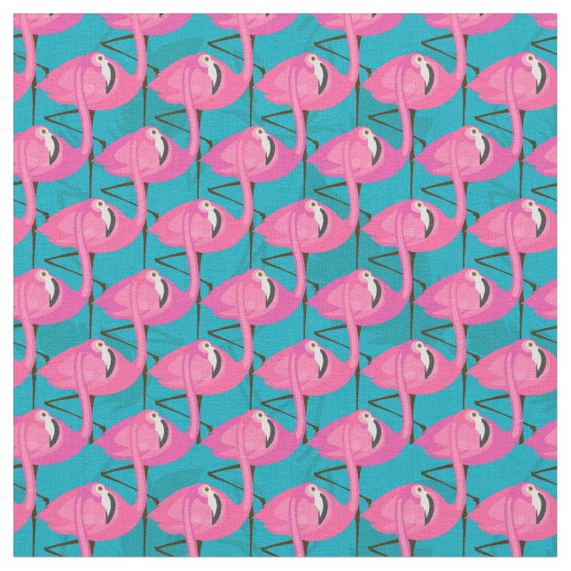 NeonFlamingos Tyg (Närbild)