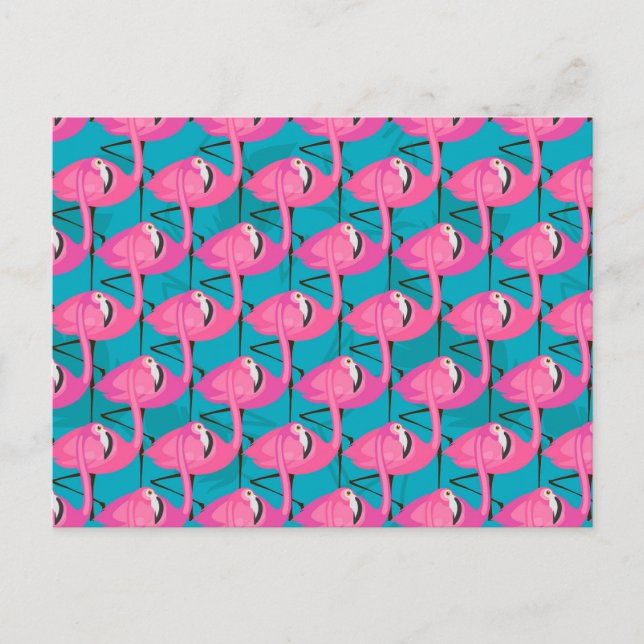 NeonFlamingos Vykort (Framsida)