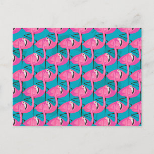 NeonFlamingos Vykort