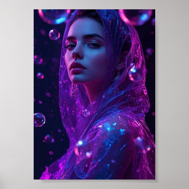 Neonflicka 💜 poster (Framsidan)
