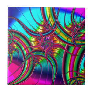 NeonFractal Kakelplatta