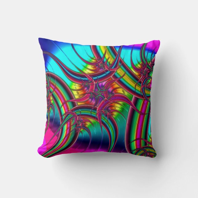 NeonFractal Kudde (Framsida)