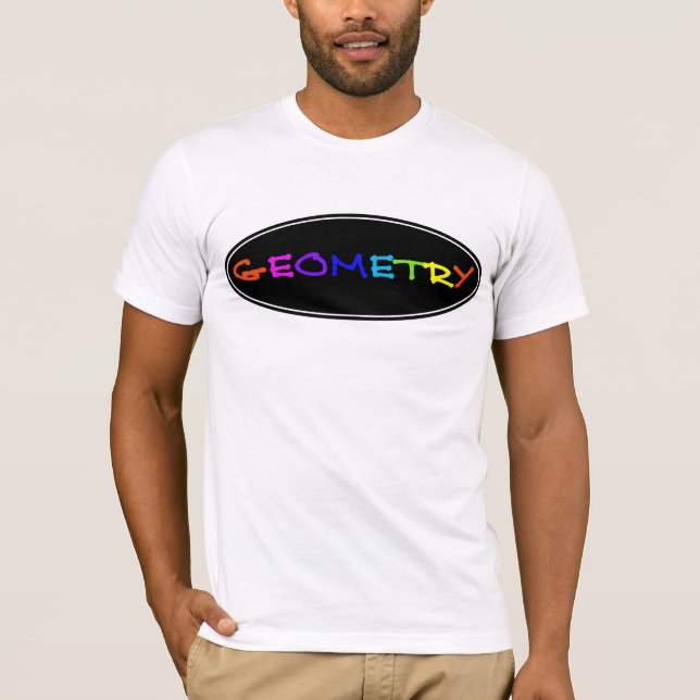 Neongeometrimanar T-shirt (Framsida)