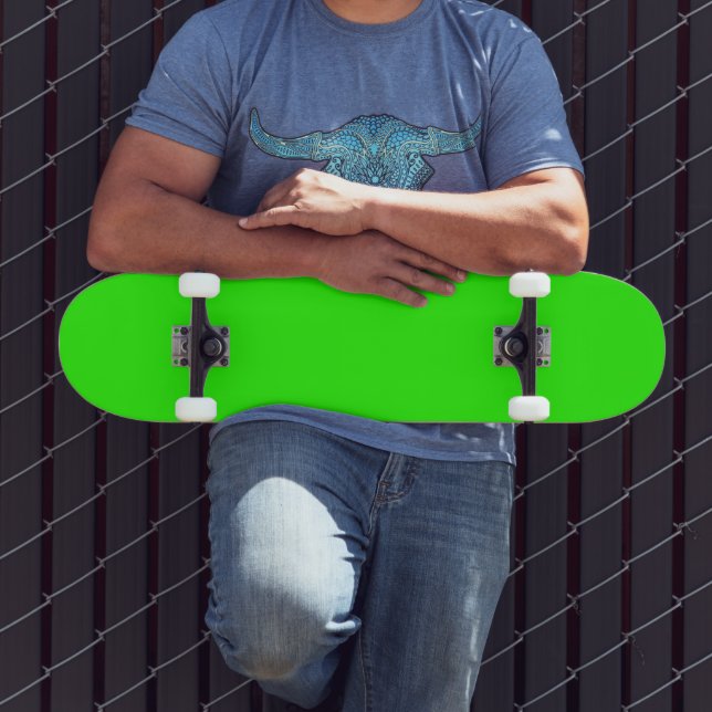 Neongrön Mini Skateboard Bräda 18,5 Cm (Utomhus 3)