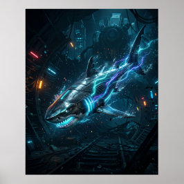 Neonhaj Metroavgrund Poster