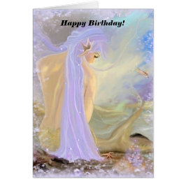 Neonhårig Sjöjungfru 2 Hälsningskort