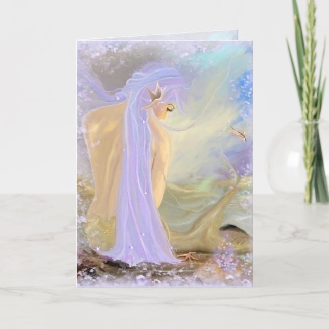 Neonhårig Sjöjungfru (nytt kort) Kort (Framsida)