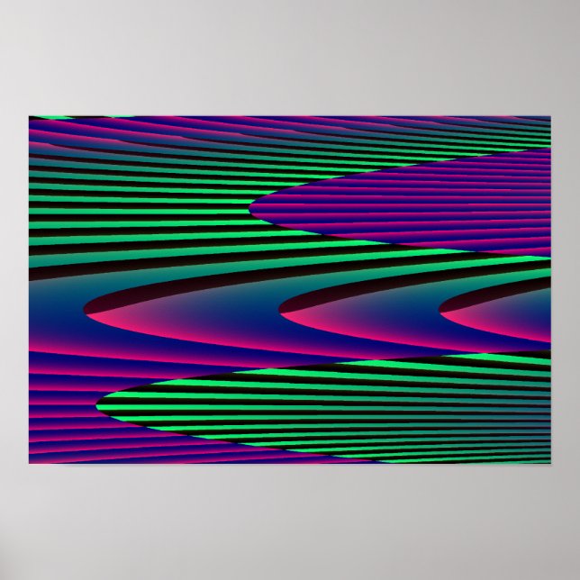 Neonhavsaffisch Poster (Framsidan)